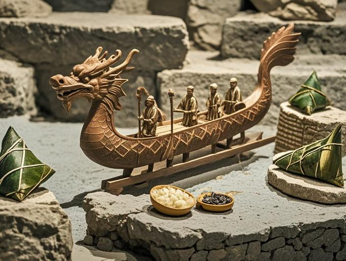 古代竞渡工具残片：揭开历史长河中的竞渡奥秘