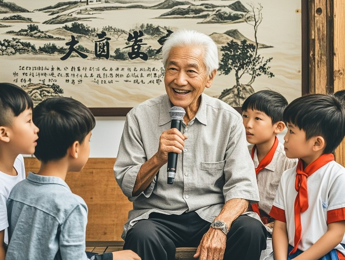 黄河谣：一位老人与孙子的河畔对话