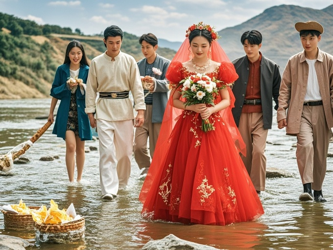 # 黄河流域婚俗文化中的新娘过河仪式考