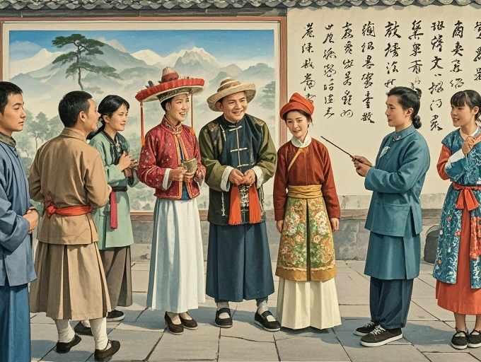 民俗文化故事少有人讲，影响民俗文化传承，可通过多种方式传播