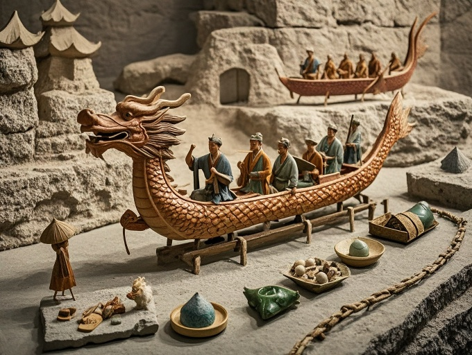 # 江河密语：三片木桨掀开的竞渡文明密码